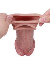 Hugedildo.com Anthony 9-inch Big Glans Realistic Huge Penis Extension Sleeve