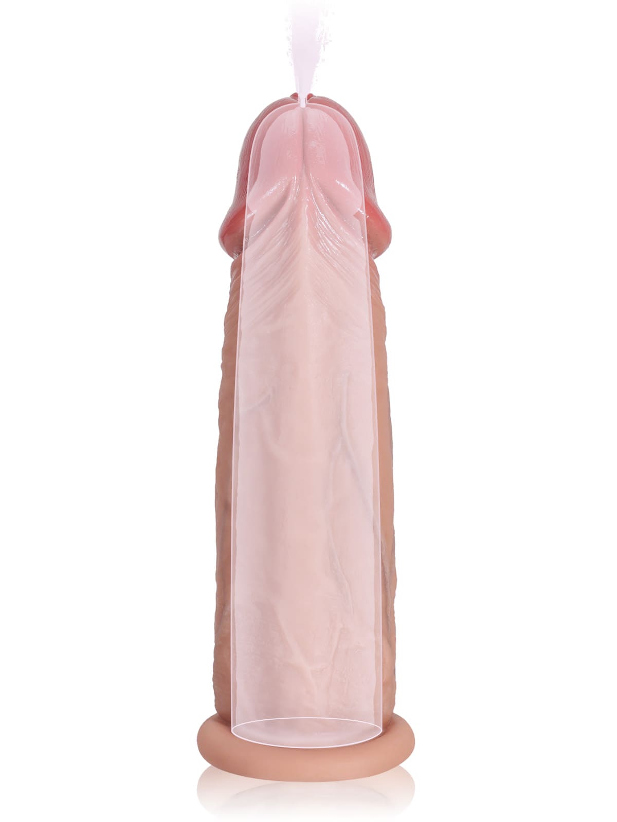 Hugedildo.com Bilford 6-inch Brown Realistic Open Ended Penis Sleeves