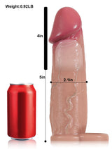 Hugedildo.com Peter 9-inch Sliding Skin Realistic Big Cock Sleeve