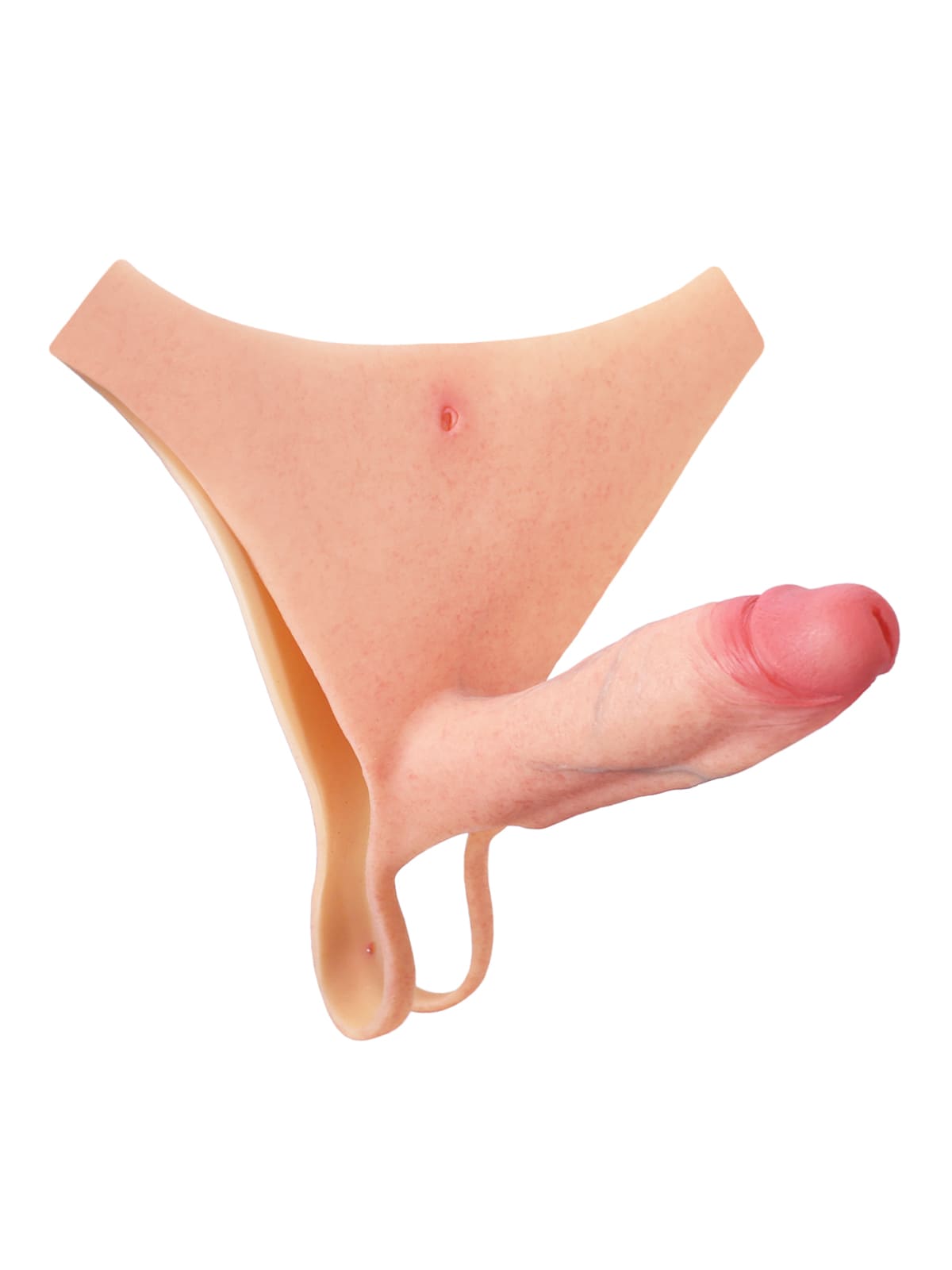 Hugedildo.com Daenerys 8-inch Wearable Hollow Strap-On Dildo For Women • For Men • Penis Extension • ED Cock Sleeve