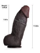 Hugedildo.com Diego 11-inch BBC Extra Realistic Huge And Thick Anal Dildo