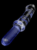 Luke: 11.6′′ x 2′′ Glass Dildo with Lifelike Glans and Handle