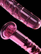 Nate: 7.67′′ x 1.2′′ Large Glass Dildo with Realistic Vein