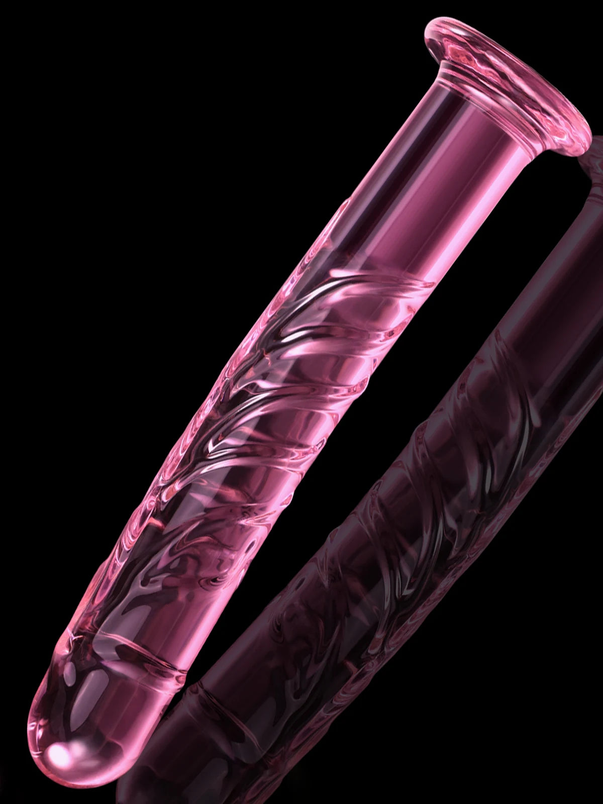 Nate: 7.67′′ x 1.2′′ Large Glass Dildo with Realistic Vein