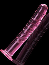 Nate: 7.67′′ x 1.2′′ Large Glass Dildo with Realistic Vein