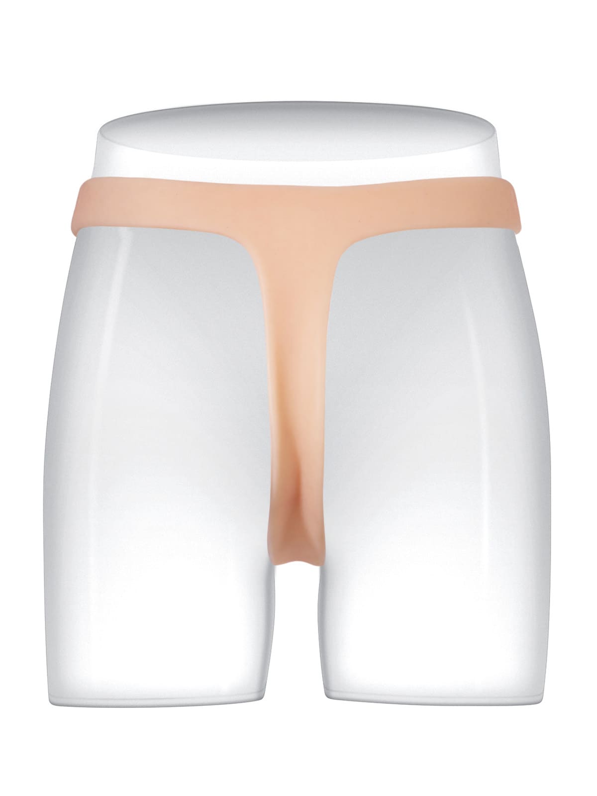 Hugedildo.com Nathan 6-inch Ultra Slim Solid Strap On With Soft Scrotum