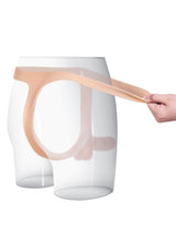 Hugedildo.com Nathan 6-inch Ultra Slim Solid Strap On With Soft Scrotum