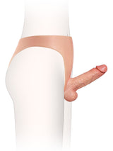 Hugedildo.com Owen 6-inch Lifelike Solid Silicone Strap-On Dildo with Firm Core and Natural Motion