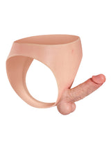 Hugedildo.com Owen 6-inch Lifelike Solid Silicone Strap-On Dildo with Firm Core and Natural Motion