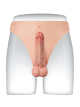 Hugedildo.com Owen 6-inch Lifelike Solid Silicone Strap-On Dildo with Firm Core and Natural Motion