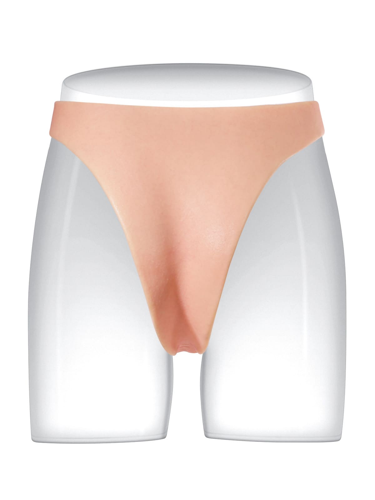 Hugedildo.com Owen 6-inch Lifelike Solid Silicone Strap-On Dildo with Firm Core and Natural Motion
