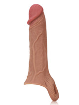 Hugedildo.com Jim 8-inch Perfect Length Girth M L Size Penis Sleeve With Ejaculatory Hole