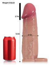 Hugedildo.com Peter 9-inch Sliding Skin Realistic Big Cock Sleeve