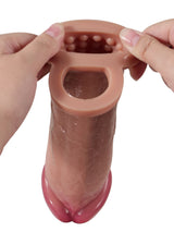 Hugedildo.com Peter 9-inch Sliding Skin Realistic Big Cock Sleeve
