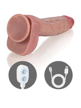 Hugedildo.com Vincent 11-inch Hands-Free Realistic Thrusting Dildo with Ring Remote and Vibration