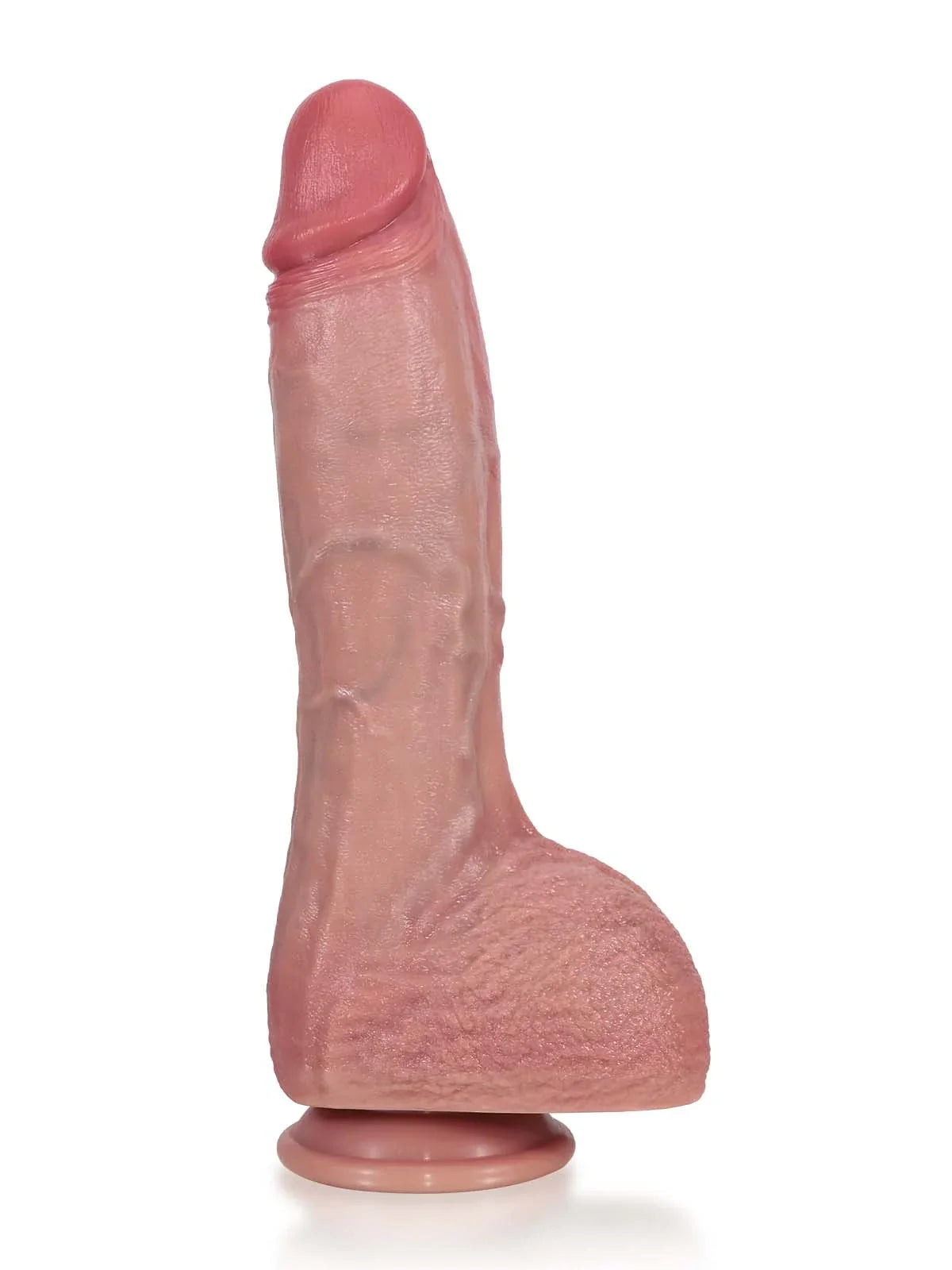 Hugedildo.com Vincent 11-inch Large Long Realistic Dildo with Full Tapered Shaft