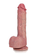 Hugedildo.com Leon 9-inch Soft Thrusting Realistic Dildo with Heating and Vibration