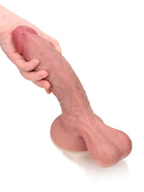 Hugedildo.com Logan 9-inch Large Glans Realistic Dildo with Defined Ridge
