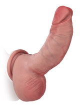 Hugedildo.com Reece 8-inch Flesh G Spot Thick Curved Dildo Best For Women