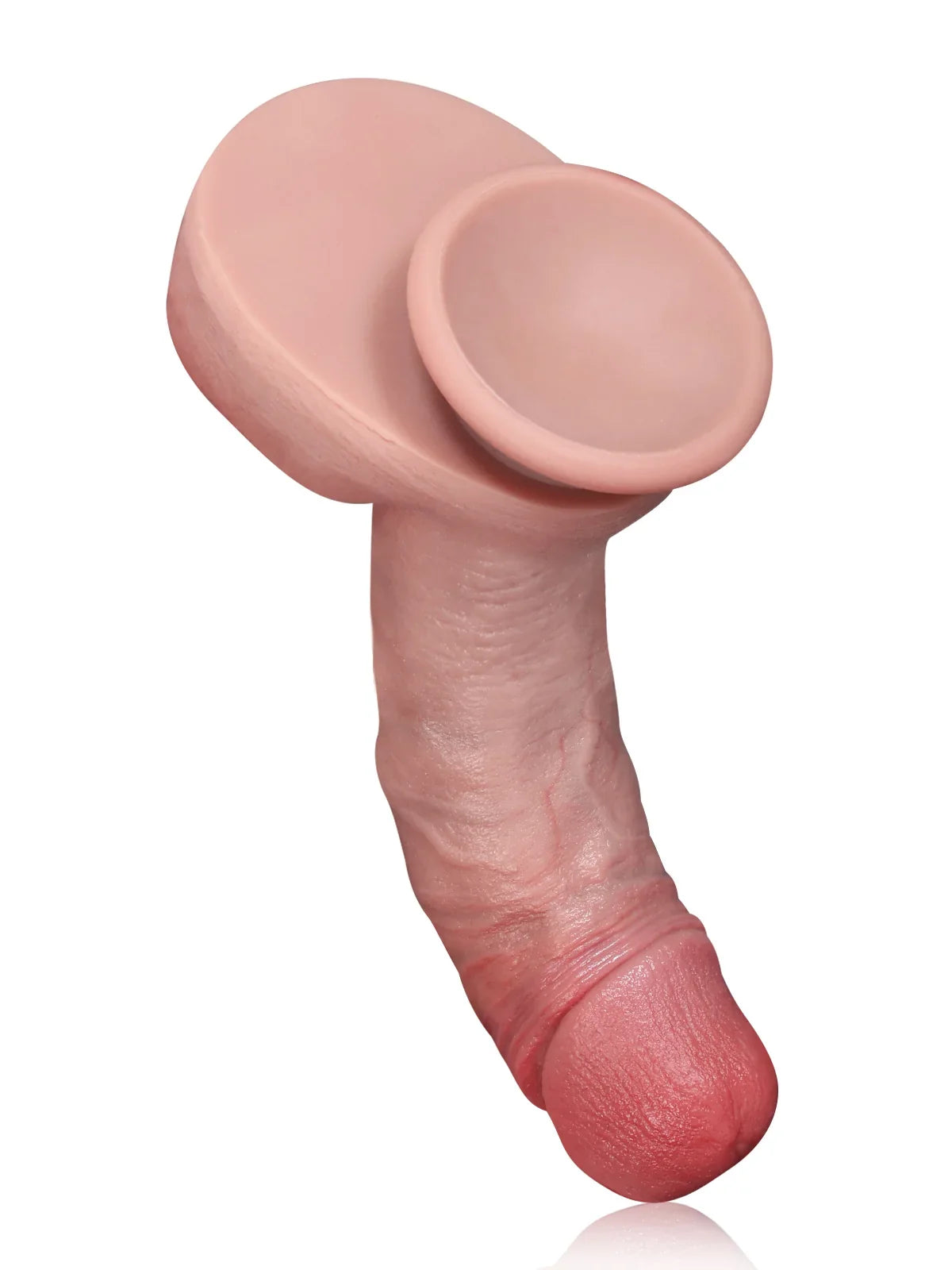 Hugedildo.com Reece 8-inch Flesh G Spot Thick Curved Dildo Best For Women