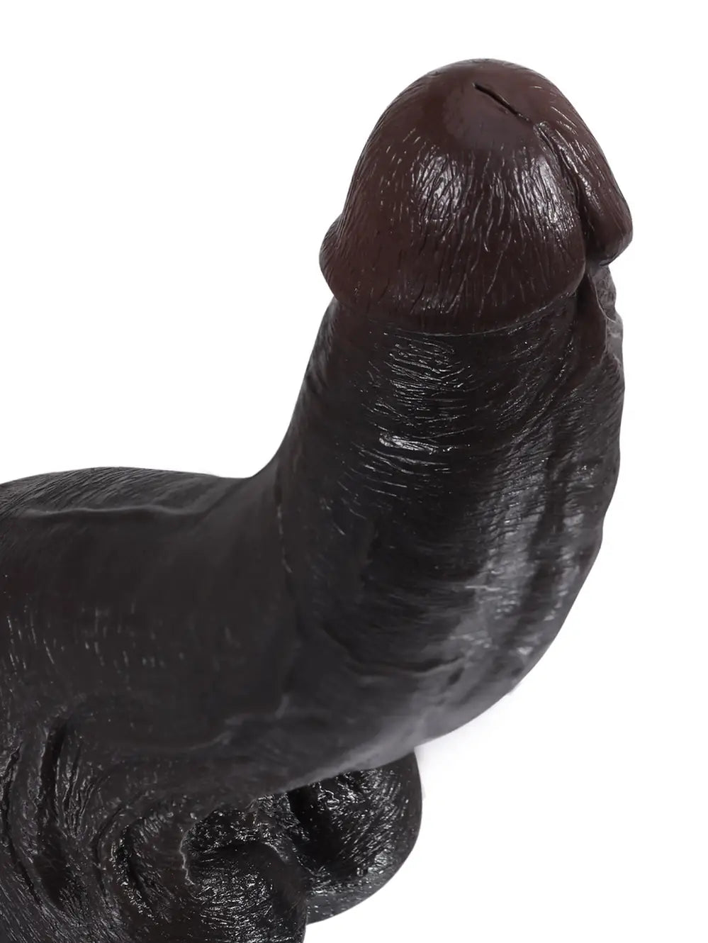 Hugedildo.com Cameron 10-inch Black Ultra Realistic Real Feel Dildo