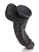 Hugedildo.com Dave 8-inch Deep Small Real Feel Black Dildos For Beginner