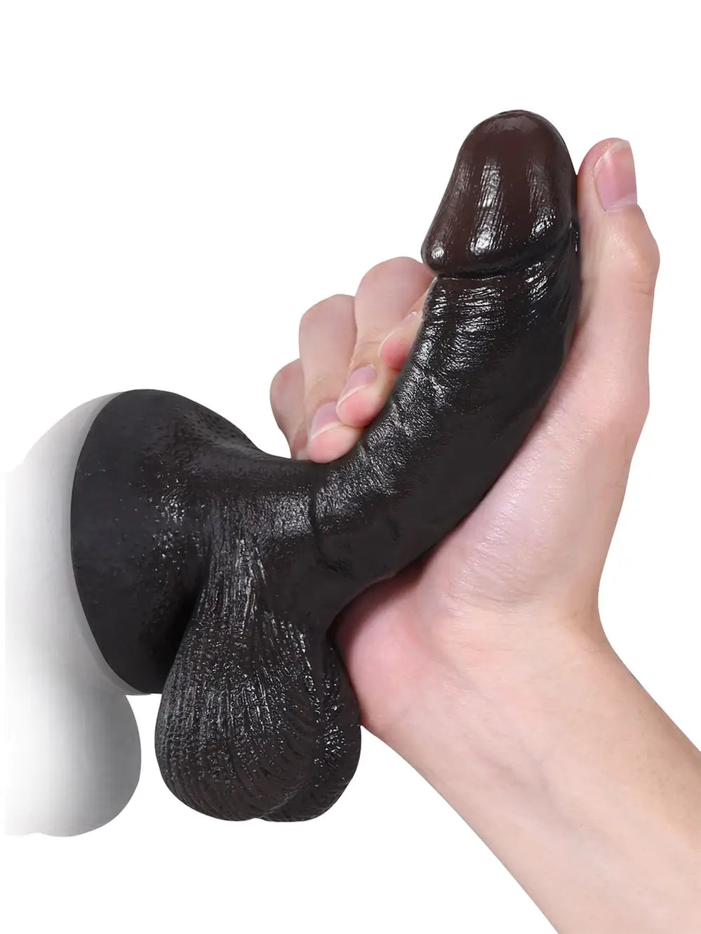 Hugedildo.com Smith 6-inch Softest Flesh Like Small Penis Dildo With Swinging Saggy Balls