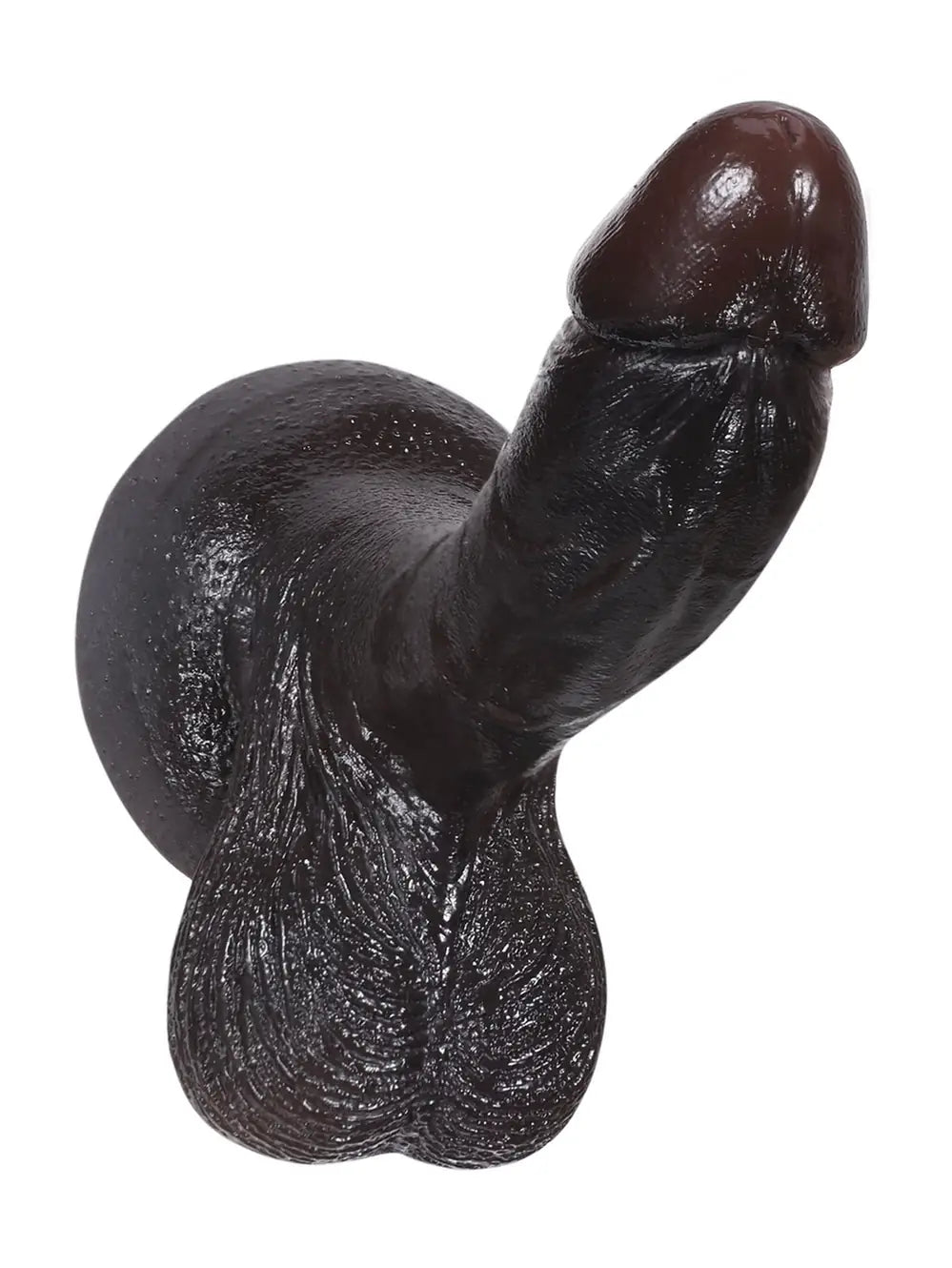 Hugedildo.com Smith 6-inch Softest Flesh Like Small Penis Dildo With Swinging Saggy Balls