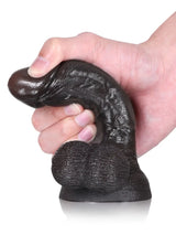 Hugedildo.com Smith 6-inch Softest Flesh Like Small Penis Dildo With Swinging Saggy Balls