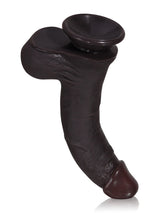 Hugedildo.com Billy 8-inch Black Sliding Skin Dildo With Moving Balls