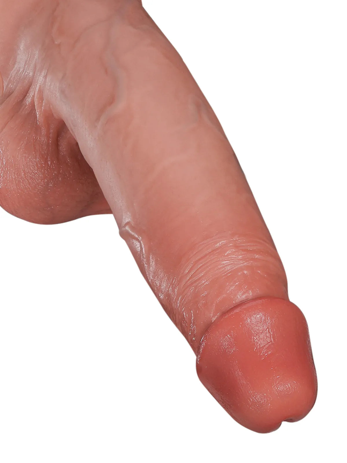 Hugedildo.com Billy 9-inch Sliding Skin Dildo With Moving Balls
