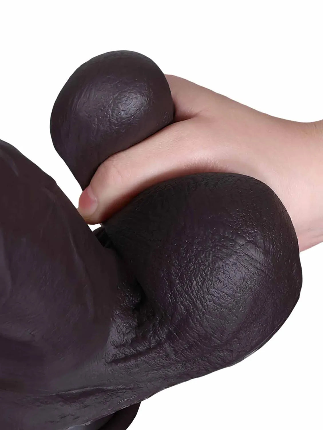 Hugedildo.com Reed 11-inch Long Thick Soft Sliding Skin Dildo with and Swinging Moving Balls