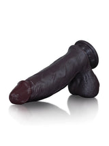 Hugedildo.com Wade 9-inch Soft Thick Sliding Skin Black Dildo with Lifelike Dual Density Feel