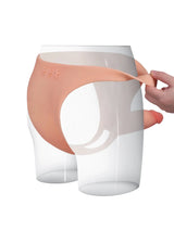 Hugedildo.com Casey 6-inch Hollow Open-Ball Cock Sleeve - Soft Silicone, Wearable