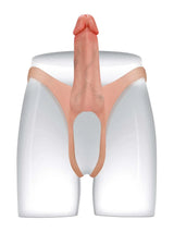 Hugedildo.com Seraphine 8-inch Wearable Penis Sleeve for Him - Hollow Soft Silicone Strap-On