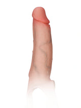 Hugedildo.com Seraphine 8-inch Wearable Penis Sleeve for Him - Hollow Soft Silicone Strap-On