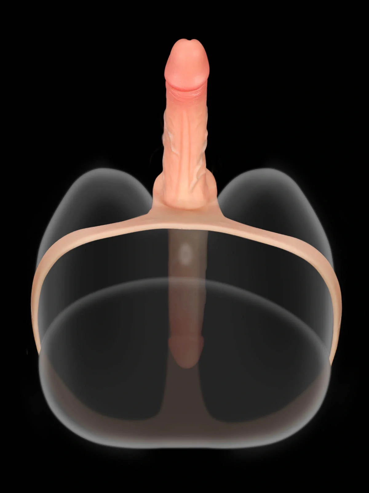 Hugedildo.com Zorvyn Lifelike Silicone Strap-On Dildo with Double Realistic Shaft