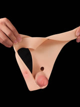 Hugedildo.com Zorvyn Lifelike Silicone Strap-On Dildo with Double Realistic Shaft