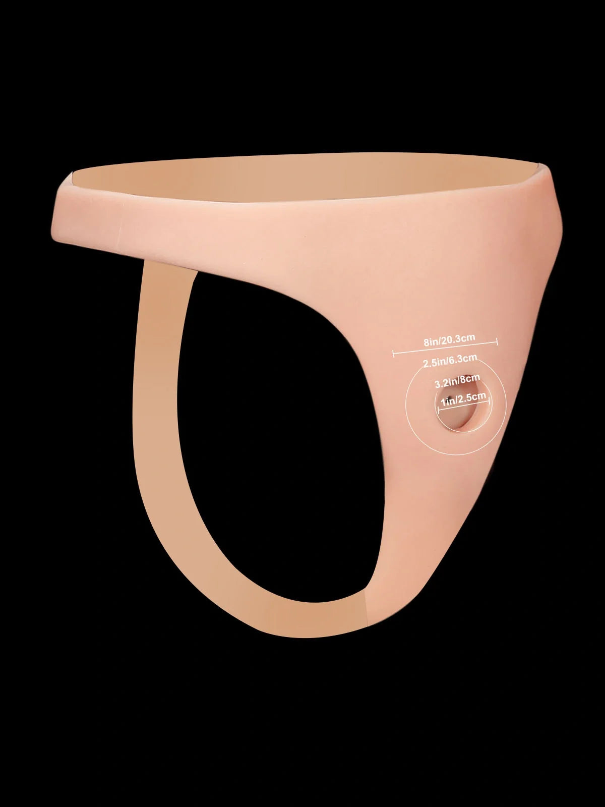 Hugedildo.com Thalyn Lifelike Silicone Strap-On with Interchangeable Realistic Shaft