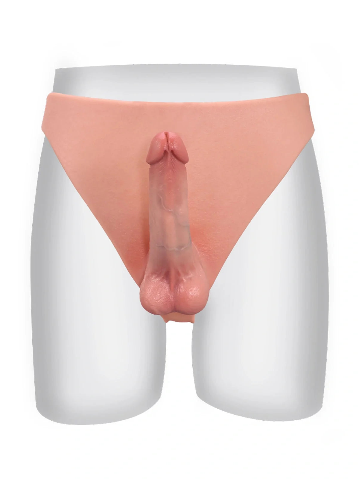 Hugedildo.com Arlo 5-inch Silicone Strap On With Small Dildo For Lesbian Beginners And Anal Sex