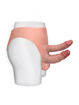Hugedildo.com Jax 7-inch Best DP Strap On Dildo For Men & Silicone Penis Girth Sleeve