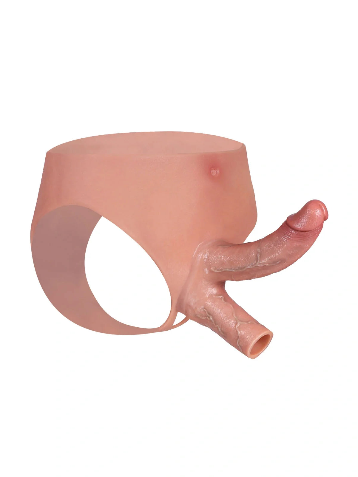 Hugedildo.com Jax 7-inch Best DP Strap On Dildo For Men & Silicone Penis Girth Sleeve