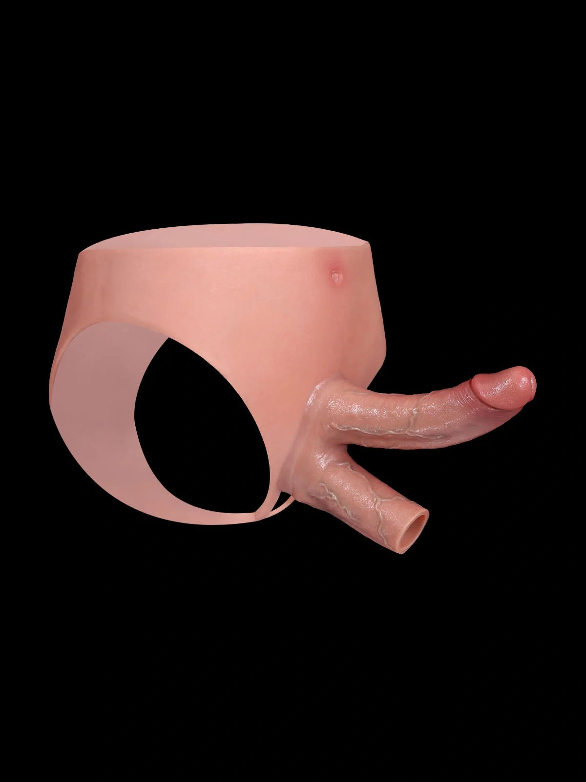Hugedildo.com Jax 7-inch Best DP Strap On Dildo For Men & Silicone Penis Girth Sleeve