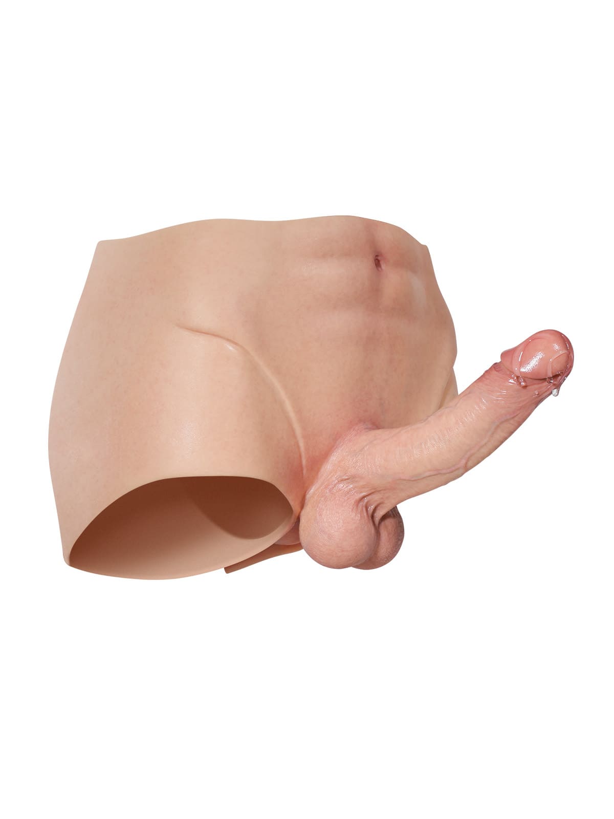 Hugedildo.com Beck 7-inch Full-Wrap Solid Silicone Strap-On Underwear with Realistic Dildo Design