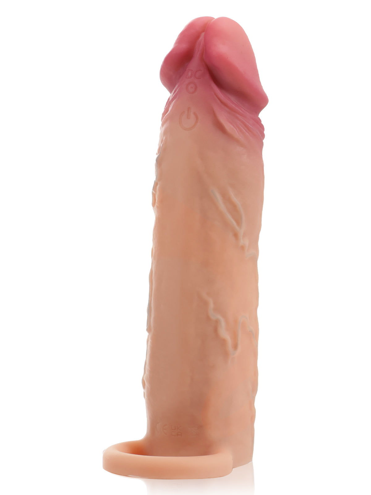 Hugedildo.com Stuart 7-inch Flesh Sliding Skin Vibrating Cock Sleeve