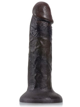Hugedildo.com Tony 10-inch Black Soft Skin Huge Thick No Ball Dildo