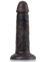 Hugedildo.com Tony 10-inch Black Soft Skin Huge Thick No Ball Dildo