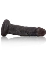 Hugedildo.com Tony 10-inch Black Soft Skin Huge Thick No Ball Dildo