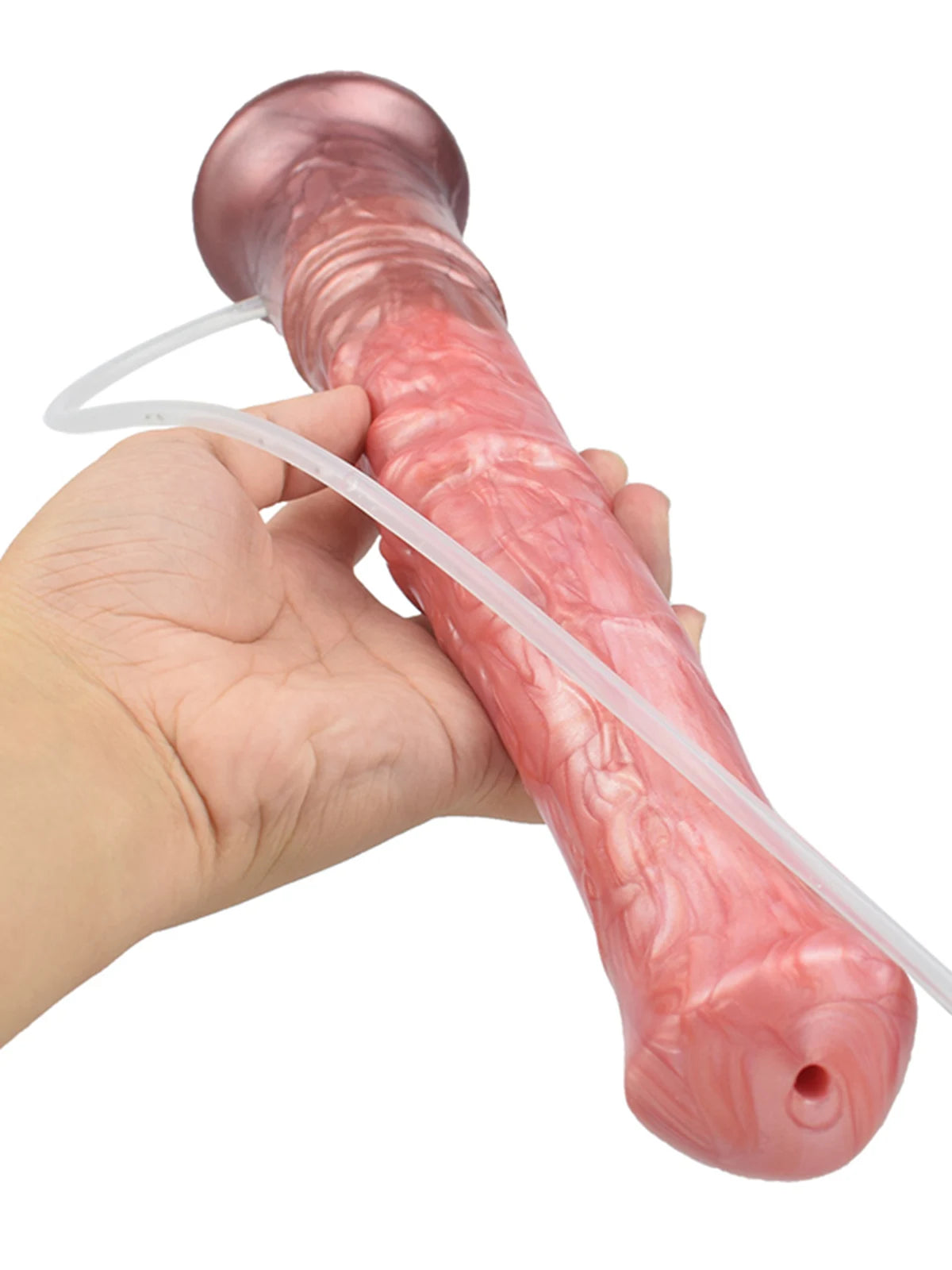 Tonys: 11.6′′ x 1.9′′ Lifelike Ejaculating Horse Dildo With Suction Cup