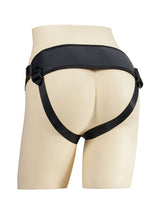 Hugedildo.com TPE + PU Leather Vac-U-Lock Strap On